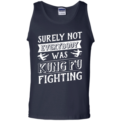 Surely Not Everybody Was Kung Fu Fighting-T-Shirt & Hoodie-Unisex Tank-Navy