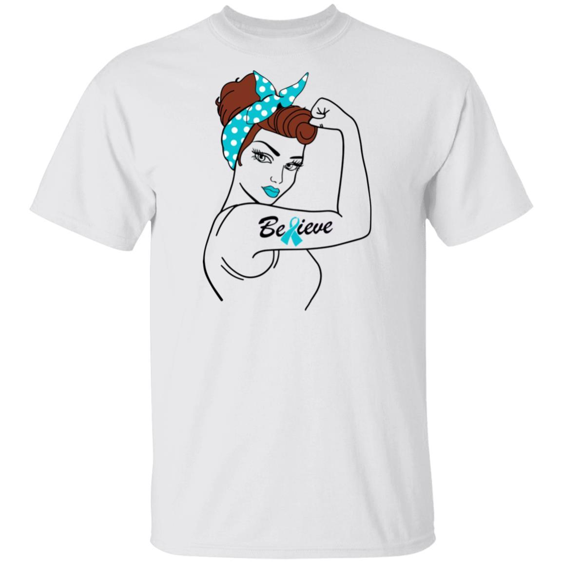 Support Dysautonomia Awareness Warrior Believe-T-Shirt & Hoodie-Classic T-Shirt-White