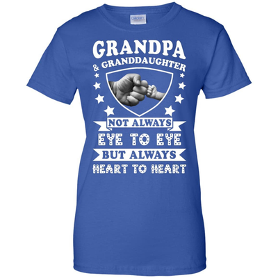 Grandpa And Granddaughter Not Always Eye To Eye-T-Shirt & Hoodie-Women's T-Shirt-Royal