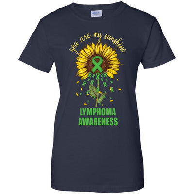 You Are My Sunshine Lymphoma Awareness-T-Shirt & Hoodie-Women's T-Shirt-Navy