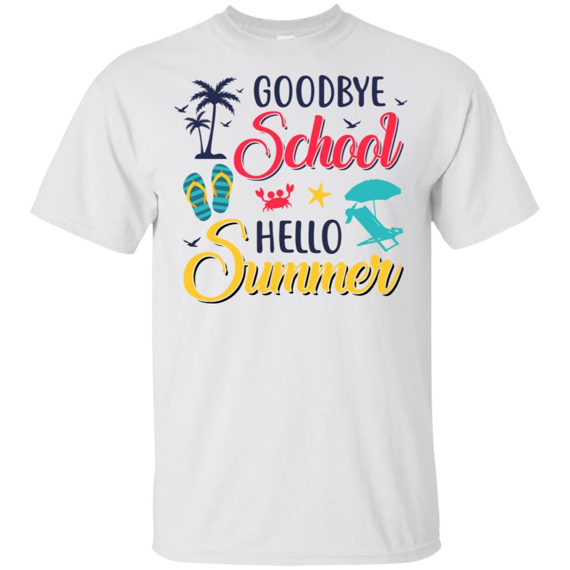 Goodbye School Hello Summer Vintage Retro Style