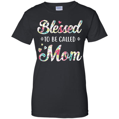 Mothers Day Gifts Blessed To Be Called Mom-T-Shirt & Hoodie-Women's T-Shirt-Black