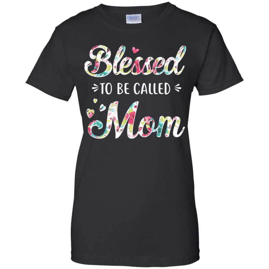 Mothers Day Gifts Blessed To Be Called Mom-T-Shirt & Hoodie-Women's T-Shirt-Black