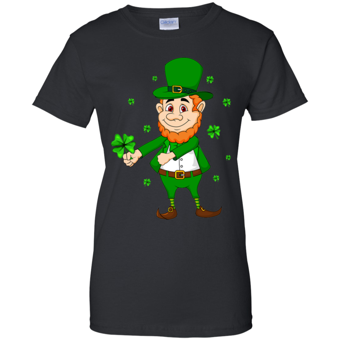 Floss Dance Leprechaun St Patricks Day Flossing-T-Shirt & Hoodie-Women's T-Shirt-Black