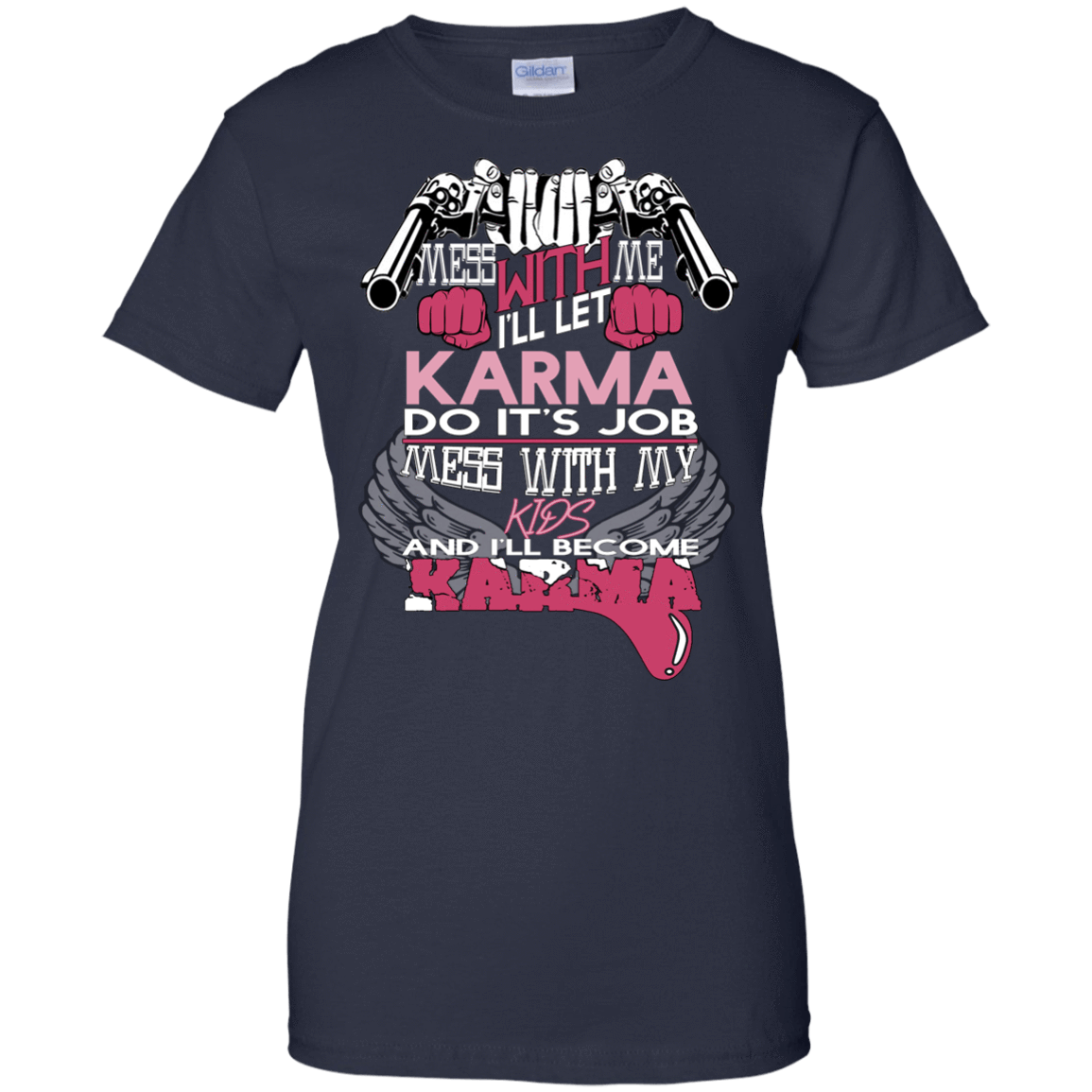 I WILL BECOME KARMA-T-Shirt & Hoodie-Women's T-Shirt-Navy