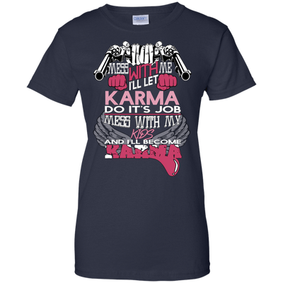 I WILL BECOME KARMA-T-Shirt & Hoodie-Women's T-Shirt-Navy