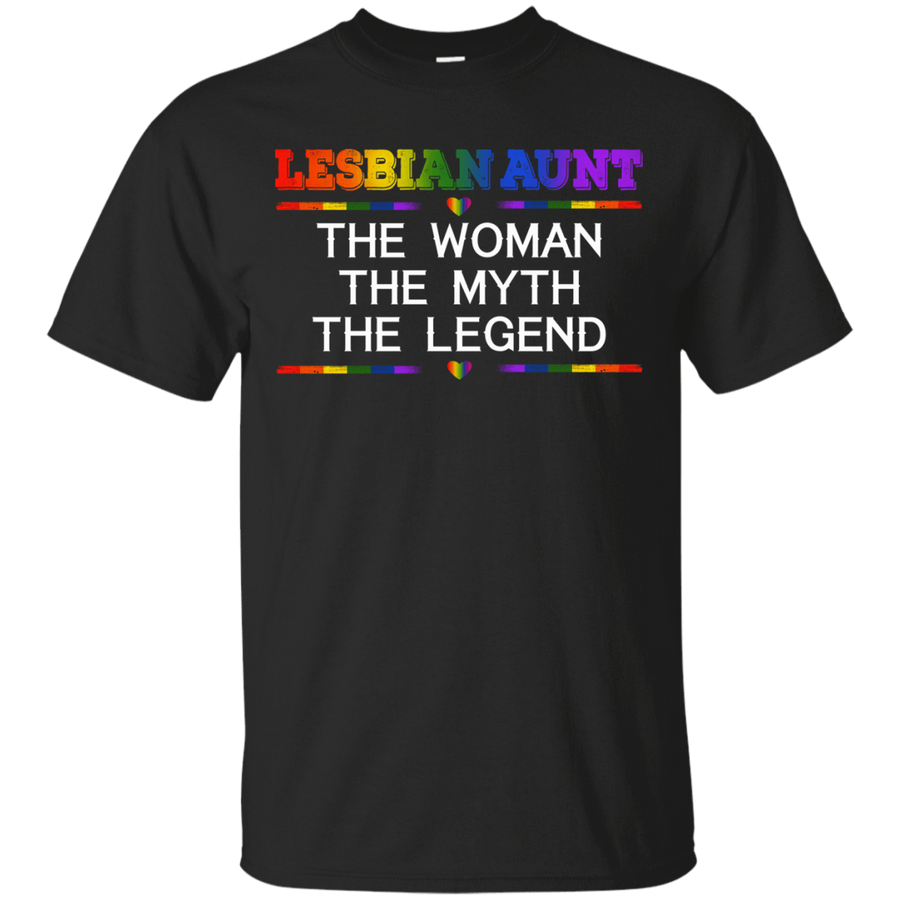 Lesbian Aunt The Woman The Myth The Legend-T-Shirt & Hoodie-Classic T-Shirt-Black