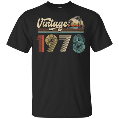 43th Birthday Gift Vintage 1978 Classic-T-Shirt & Hoodie-Classic T-Shirt-Black