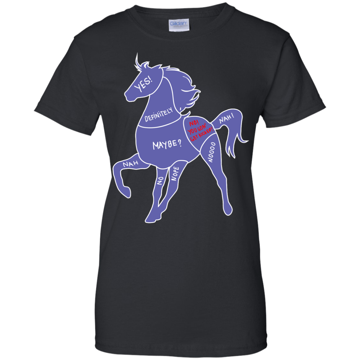 Proper way to pet a Horse lover-T-Shirt & Hoodie-Women's T-Shirt-Black