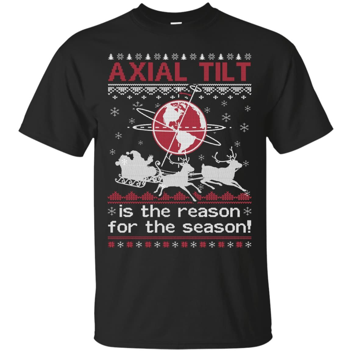 Axial Tilt Is The Reason For The Season Sweater-T-Shirt & Hoodie-Classic T-Shirt-Black