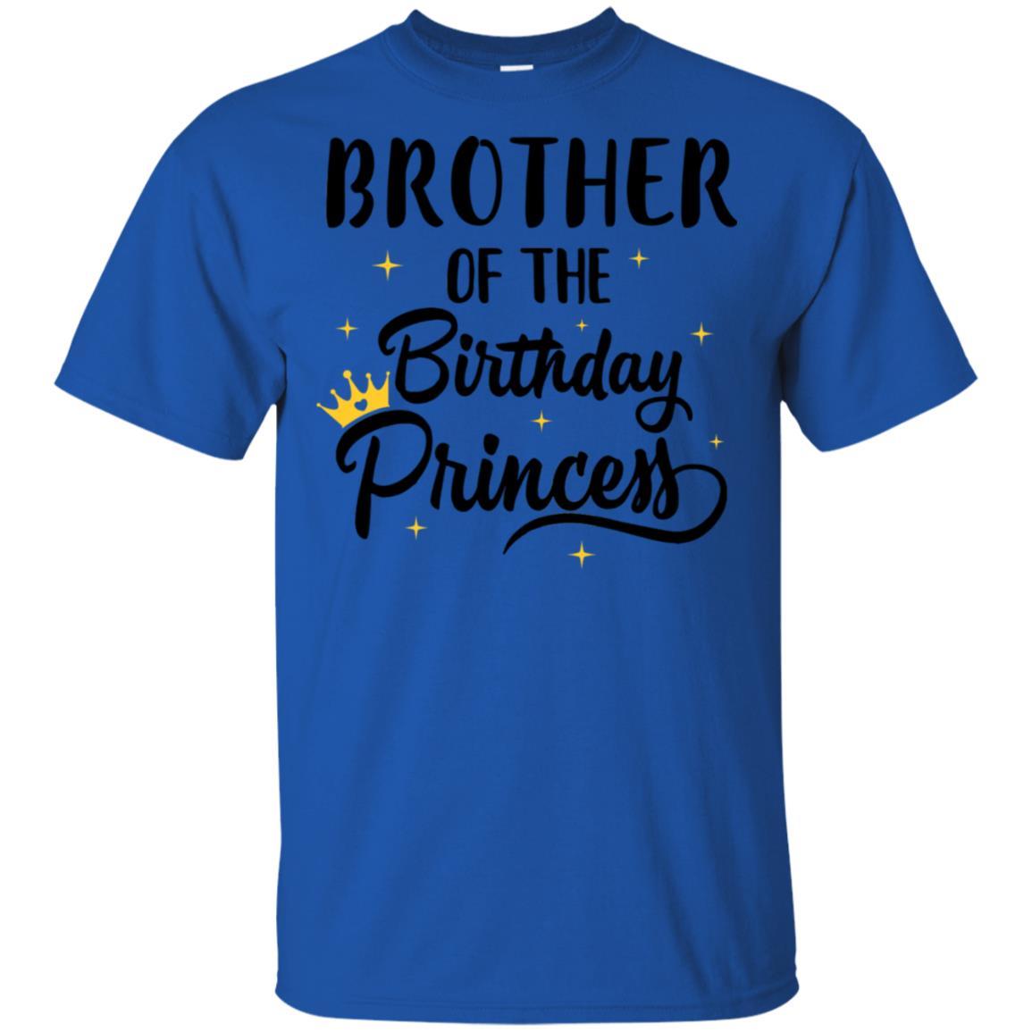 Brother Of The Birthday Princess Matching Family Party-T-Shirt & Hoodie-Classic T-Shirt-Royal