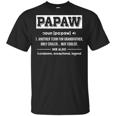 PaPaw Gifts Grandpa Definition Fathers Day-T-Shirt & Hoodie-Classic T-Shirt-Black