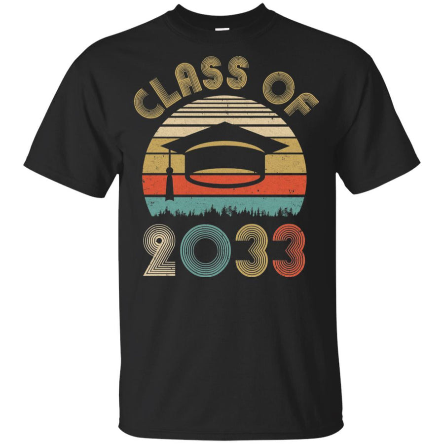 Class Of 2033 Grow With Me Graduation First Day Of School Youth-Youth Shirt-Youth T-Shirt-Black