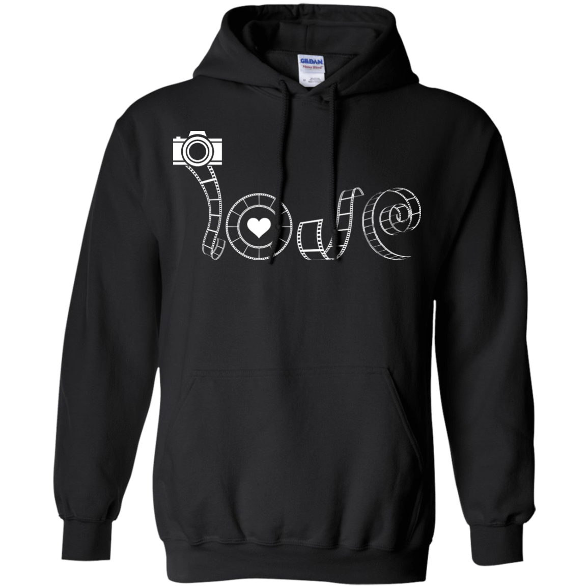 Love Photography-T-Shirt & Hoodie-Pullover Hoodie-Black