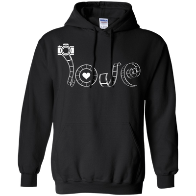 Love Photography-T-Shirt & Hoodie-Pullover Hoodie-Black