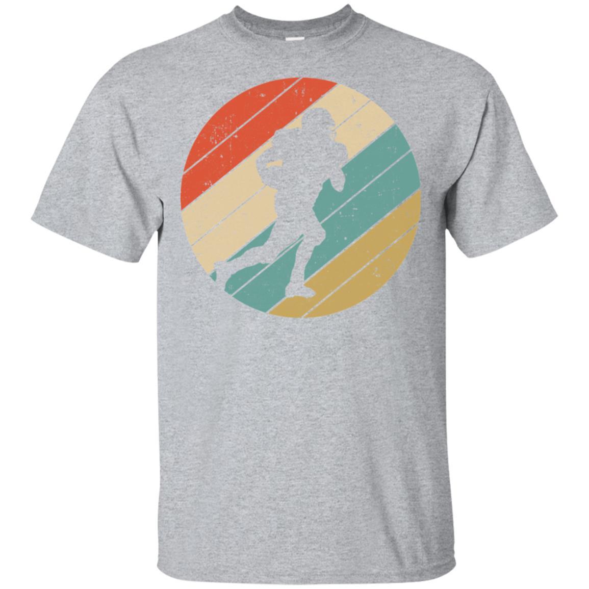 Retro Vintage Football Gifts-T-Shirt & Tank Top-Classic T-Shirt-Sport Grey