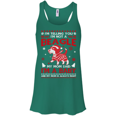 I'm Telling You I'm Not A Beagle-T-Shirt & Hoodie-Women's Flowy Racerback Tank-Kelly