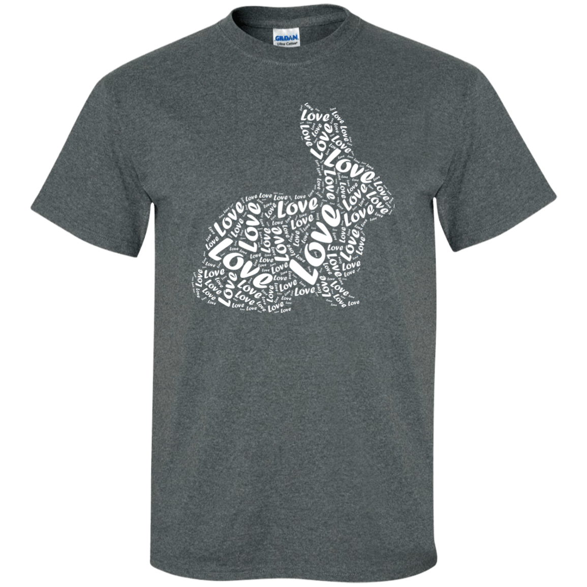 I Love Rabbits-T-Shirt & Hoodie-Classic T-Shirt-Dark Heather