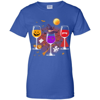 Wine Glass Of Witchcraft Funny Halloween-T-Shirt & Tank Top-Women's T-Shirt-Royal