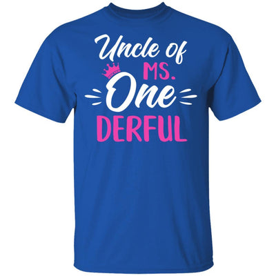 Uncle Of Ms Onederful 1st Birthday Party Costumes Gifts-T-Shirt & Hoodie-Classic T-Shirt-Royal
