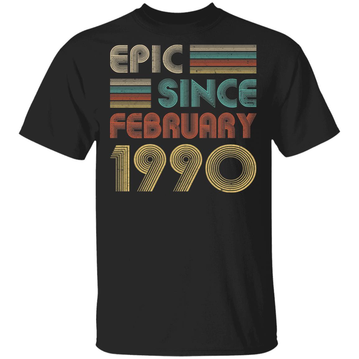 Epic Since February 1990 Vintage 32th Birthday Gifts