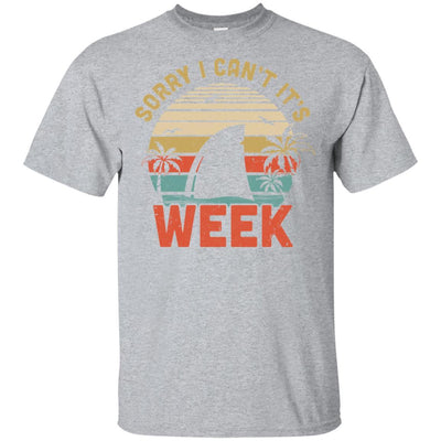 Vintage Sorry I Can't For Shark Lover-T-Shirt & Hoodie-Classic T-Shirt-Sport Grey
