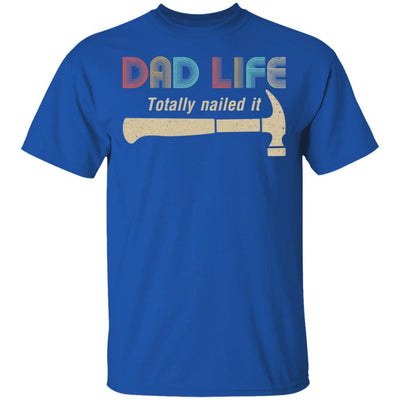 Carpenter Dad Life Totally Nailed It Fathers Day Gifts-T-Shirt & Hoodie-Classic T-Shirt-Royal
