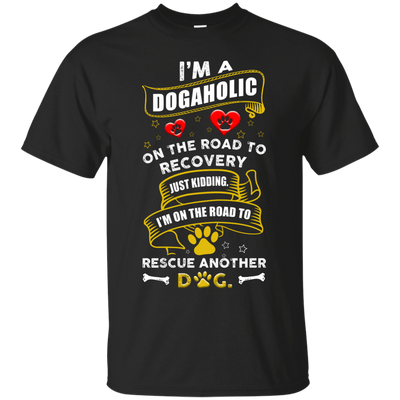 I'm A Dogaholic-T-Shirt & Hoodie-Classic T-Shirt-Black