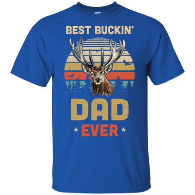 Vintage Best Buckin' Dad Ever Gift For Father Day-T-Shirt & Hoodie-Classic T-Shirt-Royal