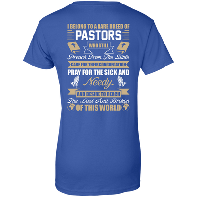 I Belong To A Rare Breed Of Pastors-T-Shirt & Hoodie-Women's T-Shirt-Royal