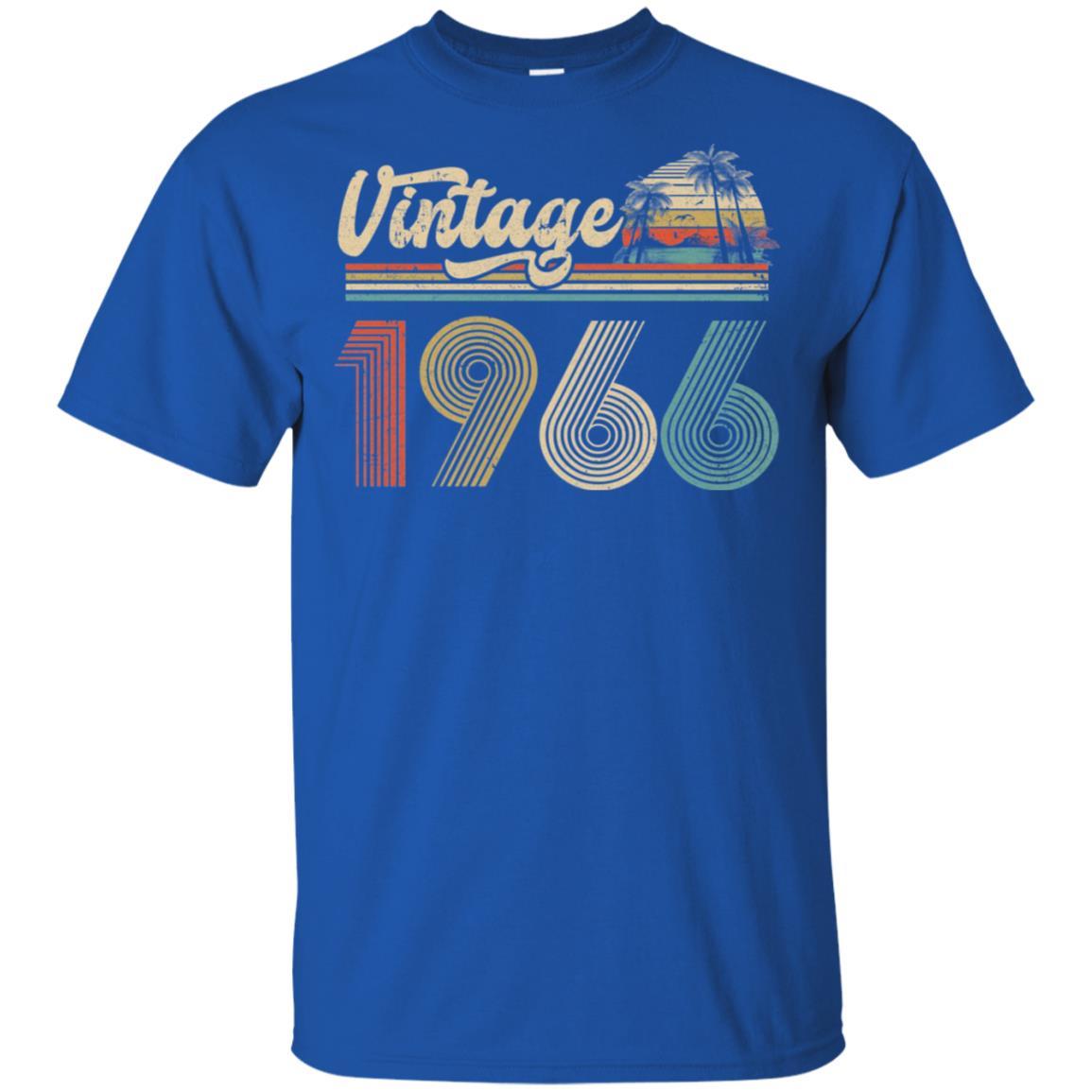 55th Birthday Gift Vintage 1966 Classic-T-Shirt & Hoodie-Classic T-Shirt-Royal