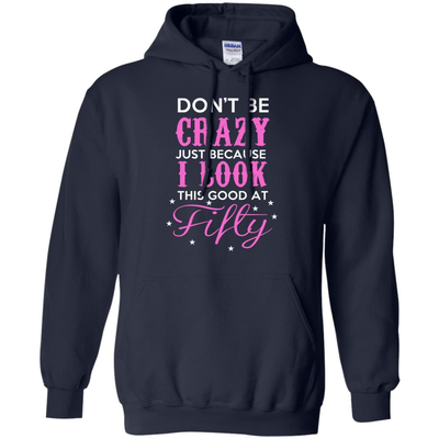 GOOT AT FIFTY-T-Shirt & Hoodie-Pullover Hoodie-Navy