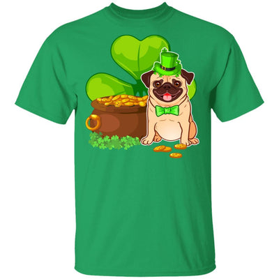 Pug St Patrick's Day Irish Dog Lover Funny Gifts-T-Shirt & Hoodie-Classic T-Shirt-Irish Green