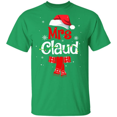 Mrs Claus Daddy Claus Mama Claus Family Pajamas Christmas-T-Shirt & Sweatshirt-Classic T-Shirt-Irish Green