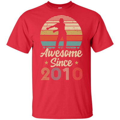 Vintage Flossing Awesome Since 2010 11th Birthday Gift Youth-Youth Shirt-Youth T-Shirt-Red