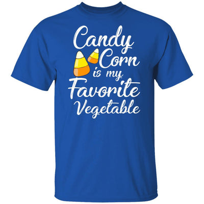 Candy Corn Is My Favorite Vegetable Halloween Costume Party-T-Shirt & Hoodie-Classic T-Shirt-Royal