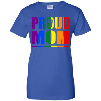 Proud Mom Lesbian Pride Month LGBT-T-Shirt & Hoodie-Women's T-Shirt-Royal