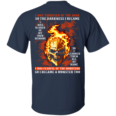 I BECAME THE MONSTER LIKE THAT T Shirt-T-Shirt & Hoodie-Classic T-Shirt-Navy