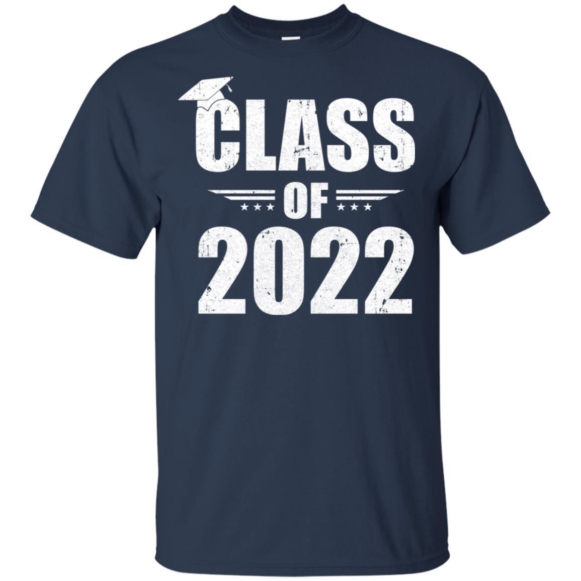 Class Of 2022 Grow With Me Graduation Year-T-Shirt & Hoodie-Classic T-Shirt-Navy