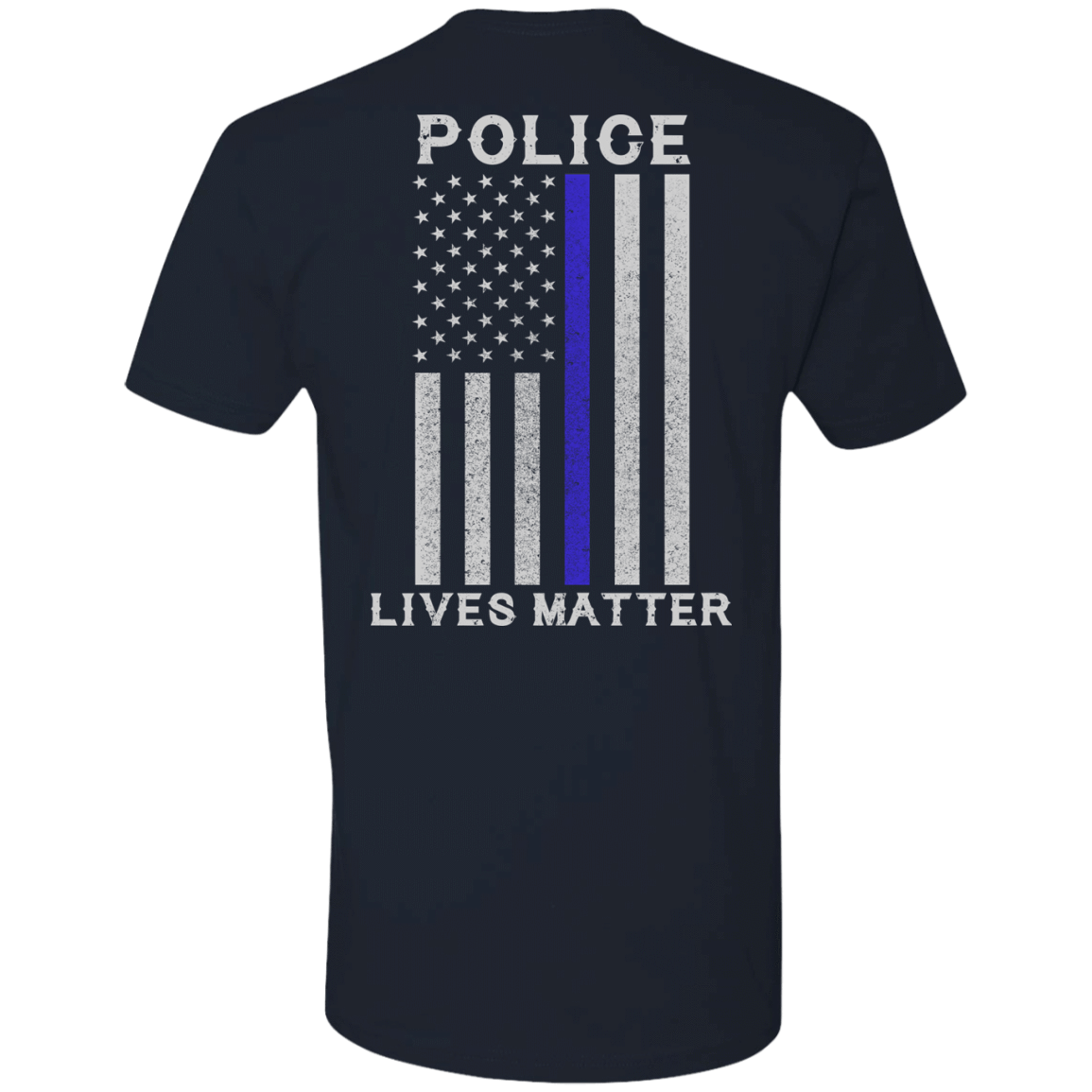 Police Lives Matter Thin Blue Line-T-Shirt & Hoodie-Premium T-Shirt-Midnight Navy