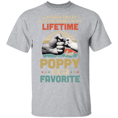 I've Been Called A Lot Of Names Poppy Is My Favorite Gift-T-Shirt & Hoodie-Classic T-Shirt-Sport Grey