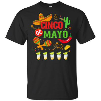 Mexico Fiesta Cinco De Mayo Costume Gifts-T-Shirt & Hoodie-Classic T-Shirt-Black