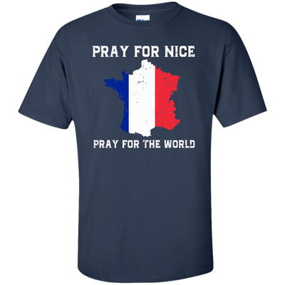 PRAY FOR NICE , PRAY FOR THE WORD-T-Shirt & Hoodie-Classic T-Shirt-Navy