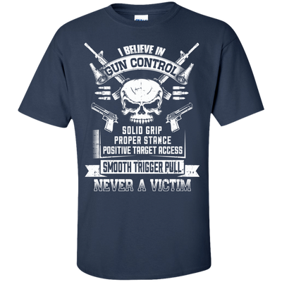 I Believe In Gun Control-T-Shirt & Hoodie-Classic T-Shirt-Navy