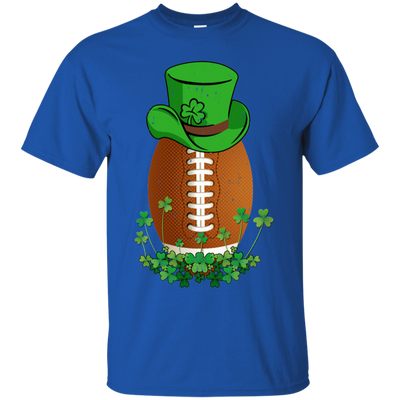 Shamrock Football Leprechaun St Patricks Day-T-Shirt & Hoodie-Classic T-Shirt-Royal