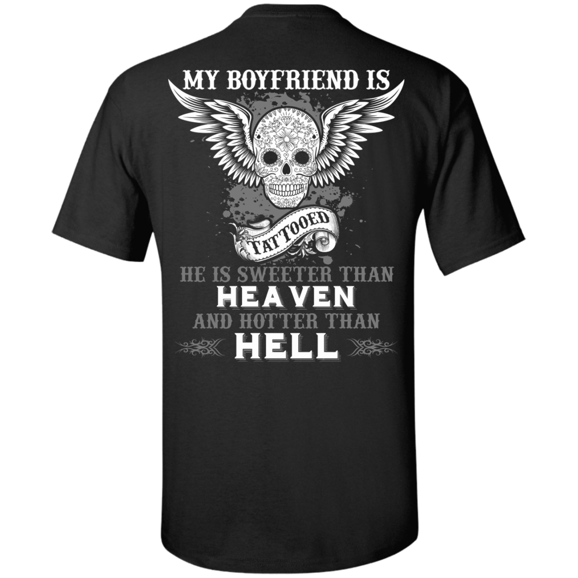My Boyfriend Is Tattooted-T-Shirt & Hoodie-Classic T-Shirt-Black