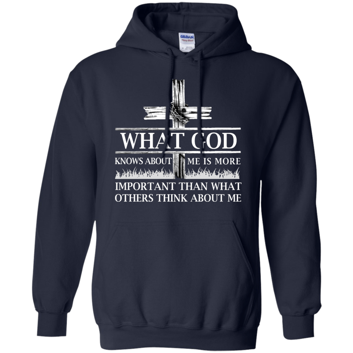 What God Knows About Me Is More Important-T-Shirt & Hoodie-Pullover Hoodie-Navy