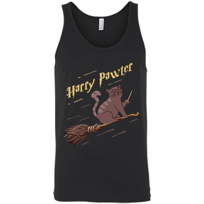 Harry Pawter Cat Lover-T-Shirt & Hoodie-Unisex Tank-Black