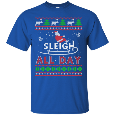 Sleigh All Day-T-Shirt & Hoodie-Classic T-Shirt-Royal