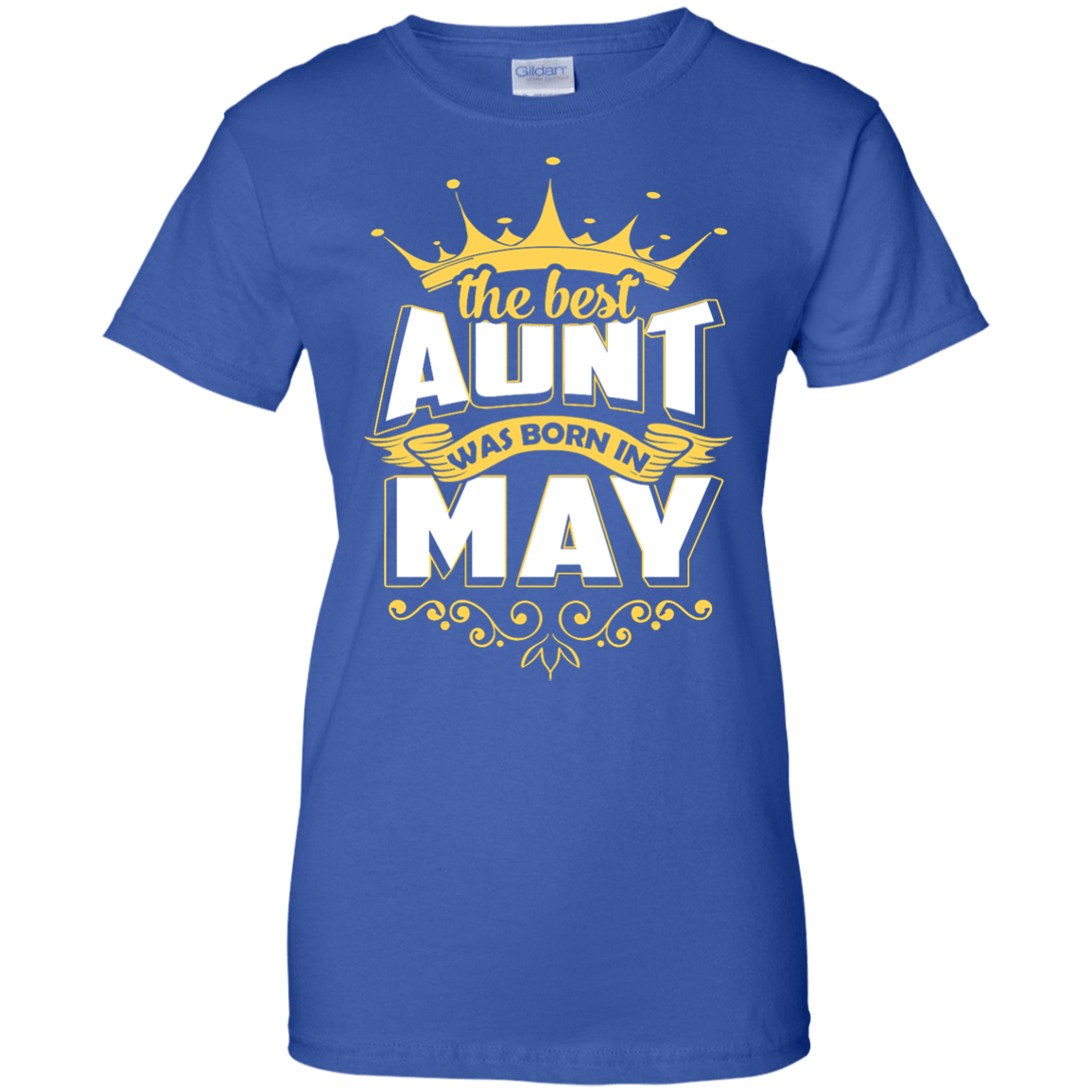 The Best Aunt Was Born In May-T-Shirt & Hoodie-Women's T-Shirt-Royal